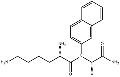 H-LYS-ALA-BETANA, 20314-31-2, 結(jié)構(gòu)式