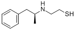 2-(d-alpha-Methylphenethylamino)ethanethiol Struktur