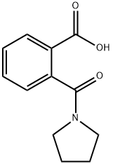 2-(PYRROLIDIN-1-YLCARBONYL)BENZOIC ACID Struktur