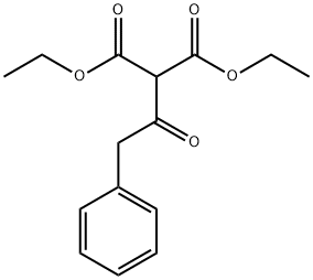 Diethyl(phenylacetyl)malonate Struktur