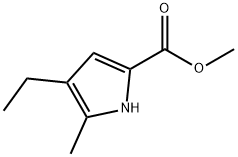 1H-Pyrrole-2-carboxylicacid,4-ethyl-5-methyl-,methylester(9CI) Struktur