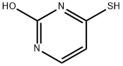 2-Pyrimidinol, 4-mercapto- (9CI) Struktur