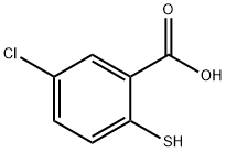 5-CHLORO-2-MERCAPTOBENZOIC ACID Struktur