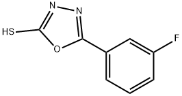 5-(3-FLUORO-PHENYL)-[1,3,4]OXADIAZOLE-2-THIOL Struktur