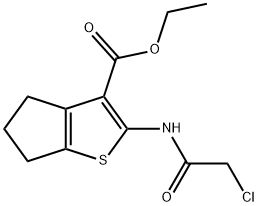 2-(2-CHLORO-ACETYLAMINO)-5,6-DIHYDRO-4H-CYCLOPENTA[B]THIOPHENE-3-CARBOXYLIC ACID ETHYL ESTER price.