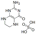 2-amino-5,6,7,8-tetrahydro-1H-pteridin-4-one sulphate  Struktur