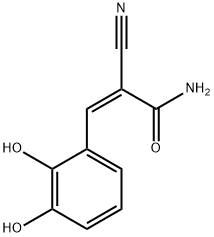 2-Propenamide, 2-cyano-3-(2,3-dihydroxyphenyl)-, (Z)- (9CI) Struktur