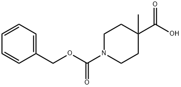 1-N-Cbz-4-Methylpiperidine-4-carboxylic acid Struktur