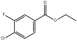 4-CHLORO-3-FLUOROBENZOIC ACID ETHYL ESTER Struktur