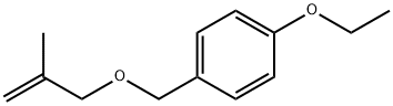 Benzene, 1-ethoxy-4-[[(2-methyl-2-propenyl)oxy]methyl]- (9CI) Struktur