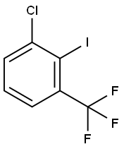 3-CHLORO-2-IODOBENZOTRIFLUORIDE Struktur