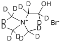 溴化膽堿-D13-(N,N,N-三甲基-D9,1,1,2,2-D4) 結(jié)構(gòu)式