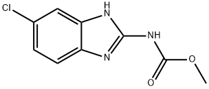 METHYL 6-CHLORO-1H-BENZO[D]IMIDAZOL-2-YLCARBAMATE Struktur