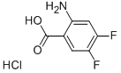 4,5-DIFLUOROANTHRANILIC ACID HYDROCHLORIDE Struktur