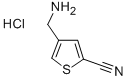 4-(AMINOMETHYL)THIOPHENE-2-CARBONITRILE HYDROCHLORIDE Struktur