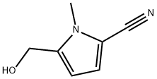 1H-Pyrrole-2-carbonitrile,5-(hydroxymethyl)-1-methyl-(9CI) Struktur