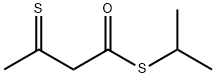 Acetoacetic acid, 1,3-dithio-, S-isopropyl ester Struktur