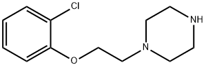 1-[2-(2-CHLOROPHENOXY)ETHYL]PIPERAZINE Struktur