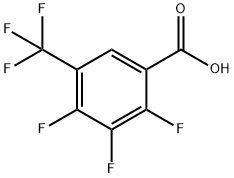 2,3,4-TRIFLUOR-5-TRIFLUORMETHYL-BENZOESAURE Struktur