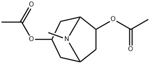 8-Methyl-8-azabicyclo[3.2.1]octane-3,6-diol diacetate Struktur