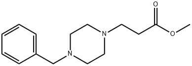 3-(4-BENZYL-PIPERAZIN-1-YL)-PROPIONIC ACID METHYL ESTER Struktur