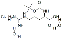 BOC-D-ARG-OH HCL H2O Struktur