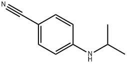 4-(IsopropylaMino)benzonitrile Struktur