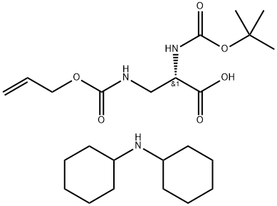 BOC-DAP(ALOC)-OH DCHA Structure