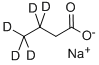 SODIUM BUTYRATE-3,3,4,4,4-D5 Struktur