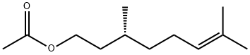 (R)-3,7-dimethyloct-6-enyl acetate Struktur