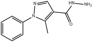 5-METHYL-1-PHENYL-1H-PYRAZOLE-4-CARBOHYDRAZIDE Struktur