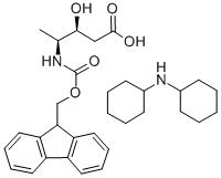 FMOC-(3S,4S)-4-AMINO-3-HYDROXY-PENTANOIC ACID DCHA Struktur