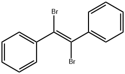 (E)-1,2-Dibromo-1,2-diphenylethene Struktur