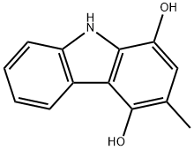 9H-Carbazole-1,4-diol, 3-methyl- (9CI) Struktur