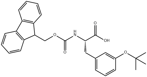 (S)-FMOC-META-TYROSINE O-TERT-BUTYL ETHER Struktur