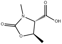 4-Oxazolidinecarboxylicacid,3,5-dimethyl-2-oxo-,(4S-trans)-(9CI) Struktur