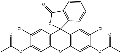 2',7'-DICHLOROFLUORESCIN DIACETATE Struktur