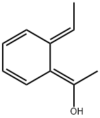 Ethanol, 1-(6-ethylidene-2,4-cyclohexadien-1-ylidene)-, (E,E)- (9CI) Struktur