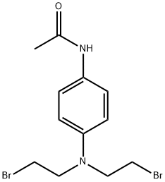 4'-[Bis(2-bromoethyl)amino]acetanilide Struktur