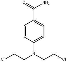 4-[Bis(2-chloroethyl)amino]benzamide Struktur