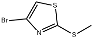 4-bromo-2-(methylthio)thiazole Struktur