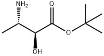 tert-Butyl-(2S,3S)-3-amino-2-hydroxybutanoate Struktur