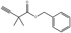 2,2-DIMETHYL-BUT-3-YNOIC ACID BENZYL ESTER Struktur