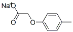 (p-Methylphenoxy)acetic acid sodium salt Struktur