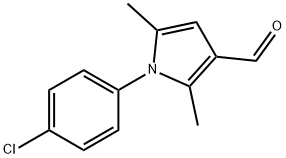 1-(4-CHLORO-PHENYL)-2,5-DIMETHYL-1H-PYRROLE-3-CARBALDEHYDE Struktur