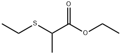 2-(Ethylthio)propionic acid ethyl ester Struktur