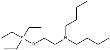 N,N-Dibutyl-N-[2-[(triethylsilyl)oxy]ethyl]amine Struktur