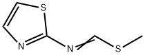 Methanimidothioic  acid,  N-2-thiazolyl-,  methyl  ester Struktur