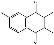 2,3,6-Trimethylnaphthoquinone Struktur