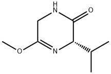 2(1H)-Pyrazinone,3,6-dihydro-5-methoxy-3-(1-methylethyl)-,(S)-(9CI) Struktur